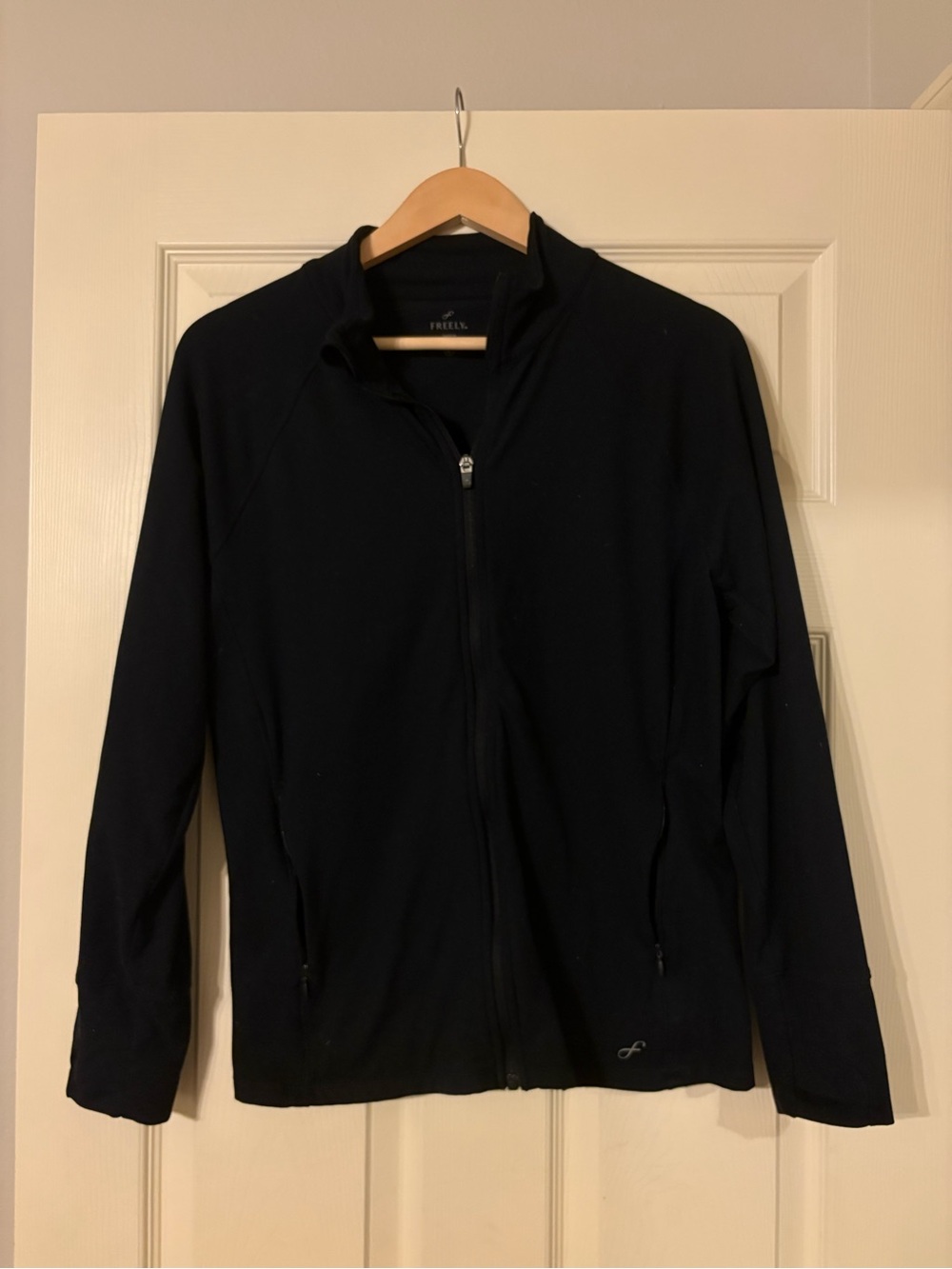 Freely Women’s Athletic Black Full-Zip Jacket